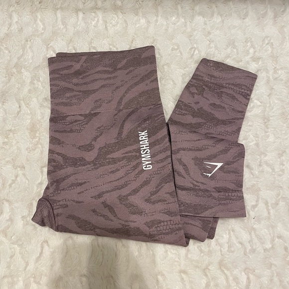 Gymshark Zebra Animal Adapt Seamless Scrunch Leggings - Picture 3 of 4